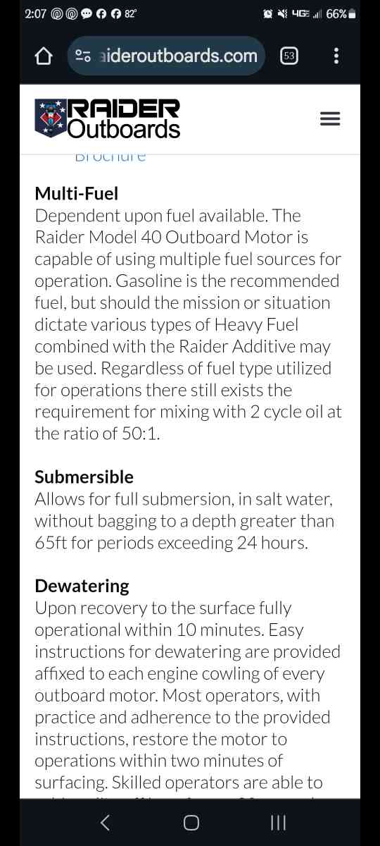 raider 40hp outboard - Youngstown, Florida - FleaMarketBay