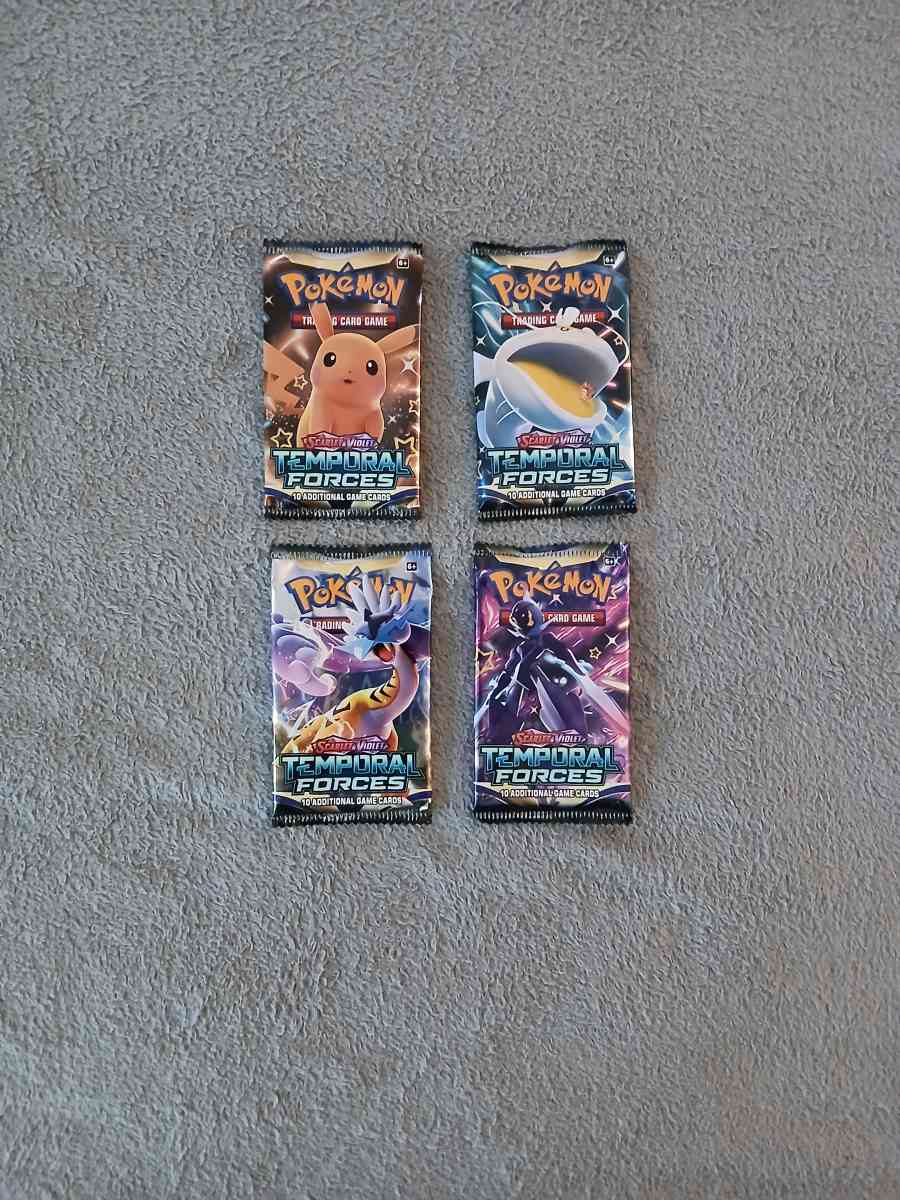 6 Pokemon Trading Cards Booster Packs 2022 2024 - North Hollywood, California - FleaMarketBay