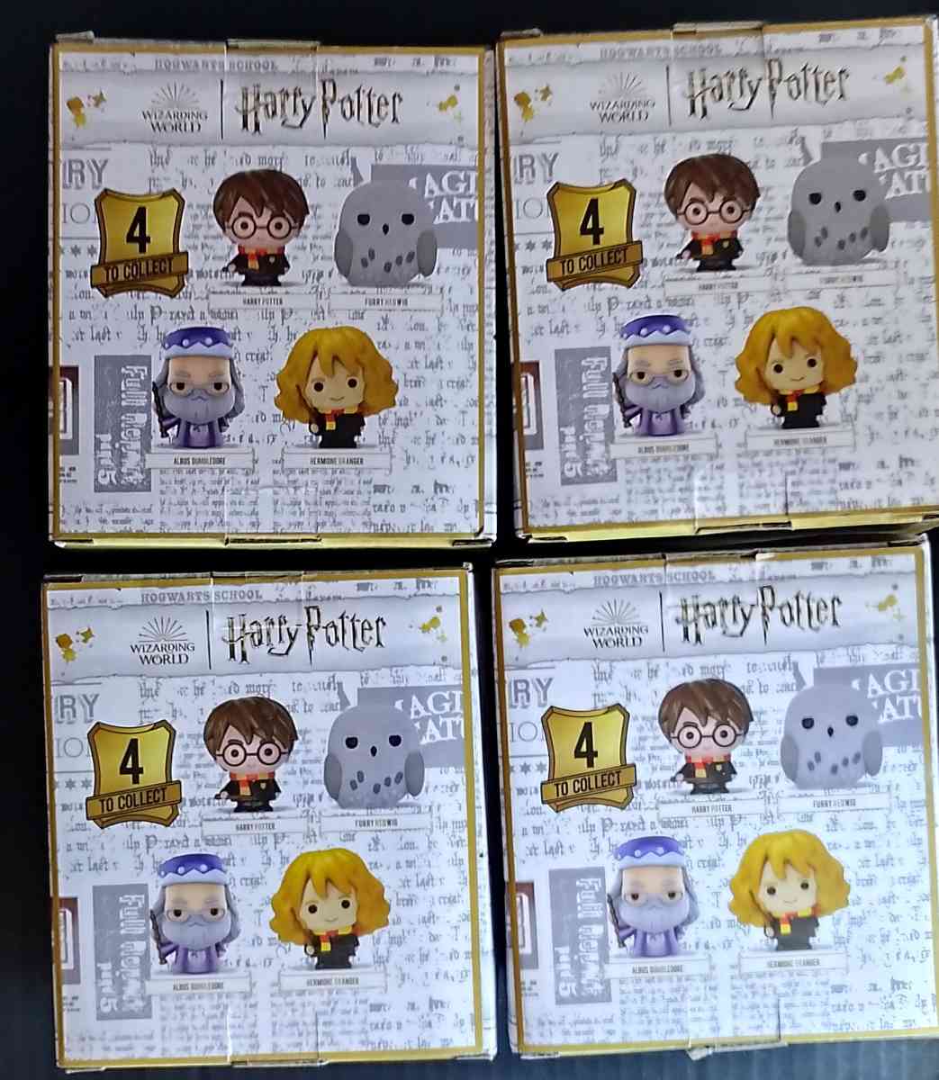 Wizarding World of Harry Potter 4 piece complete set - Hendersonville, North Carolina - FleaMarketBay