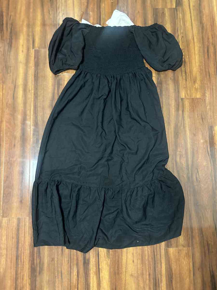 Long black Vintage Summer dress - Brentwood, New York