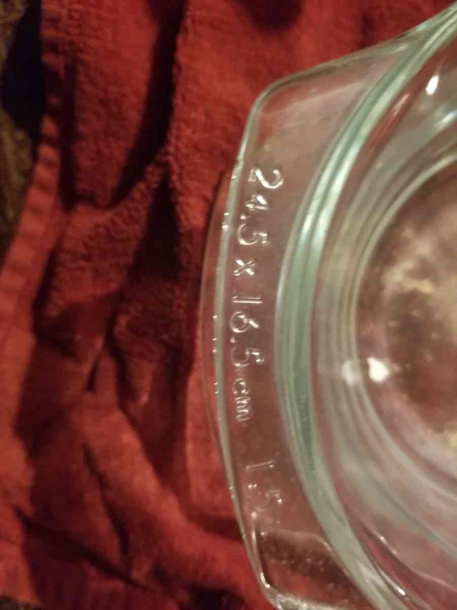 VINTAGE PAIR ANCHOR HOCKING OVAL CLEAR GLASS BAKING DISH - Brazoria, Texas - FleaMarketBay