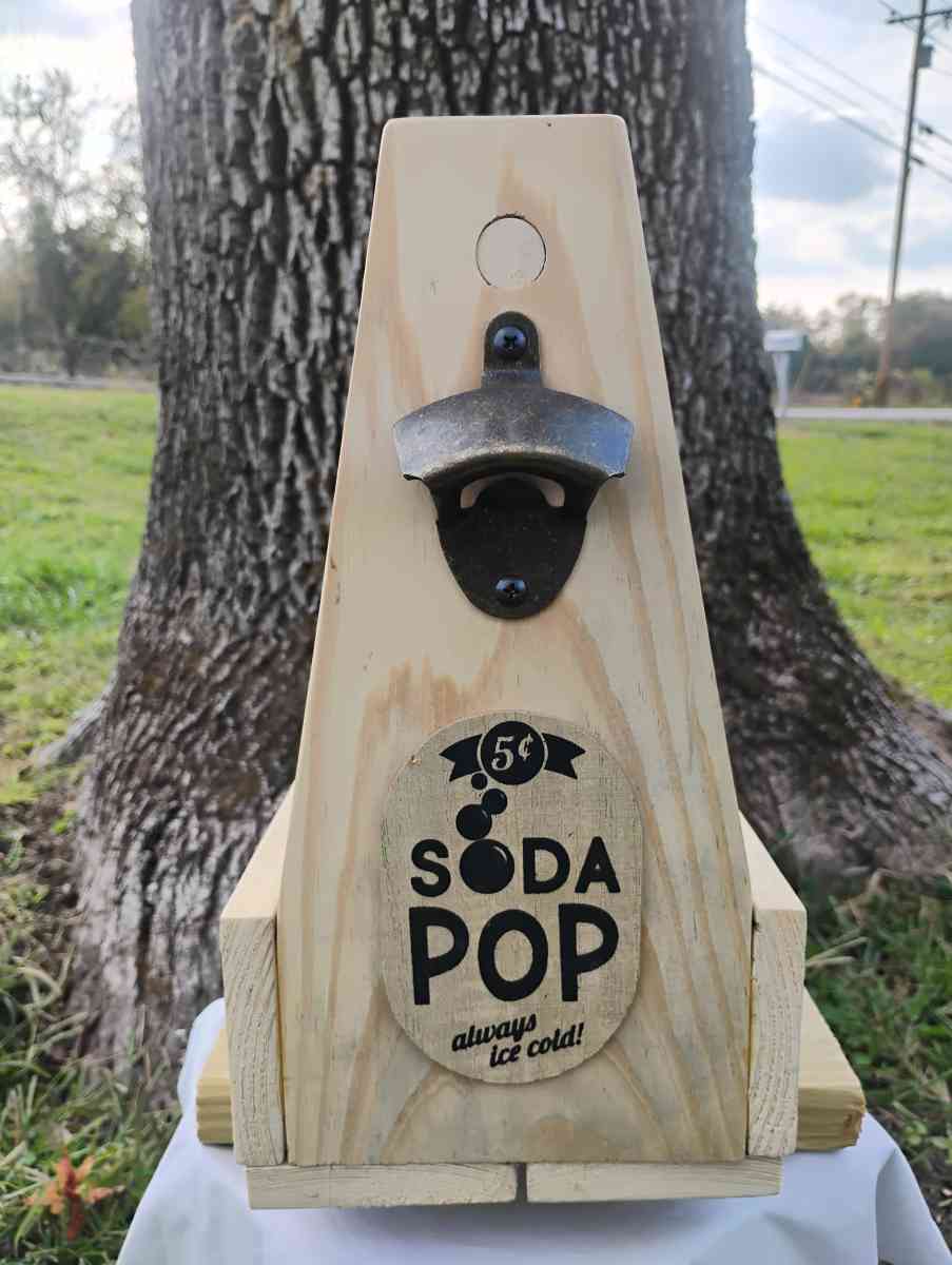 Wooden 6 Pack Soda Bottle Carrier - Christiana, Tennessee - FleaMarketBay