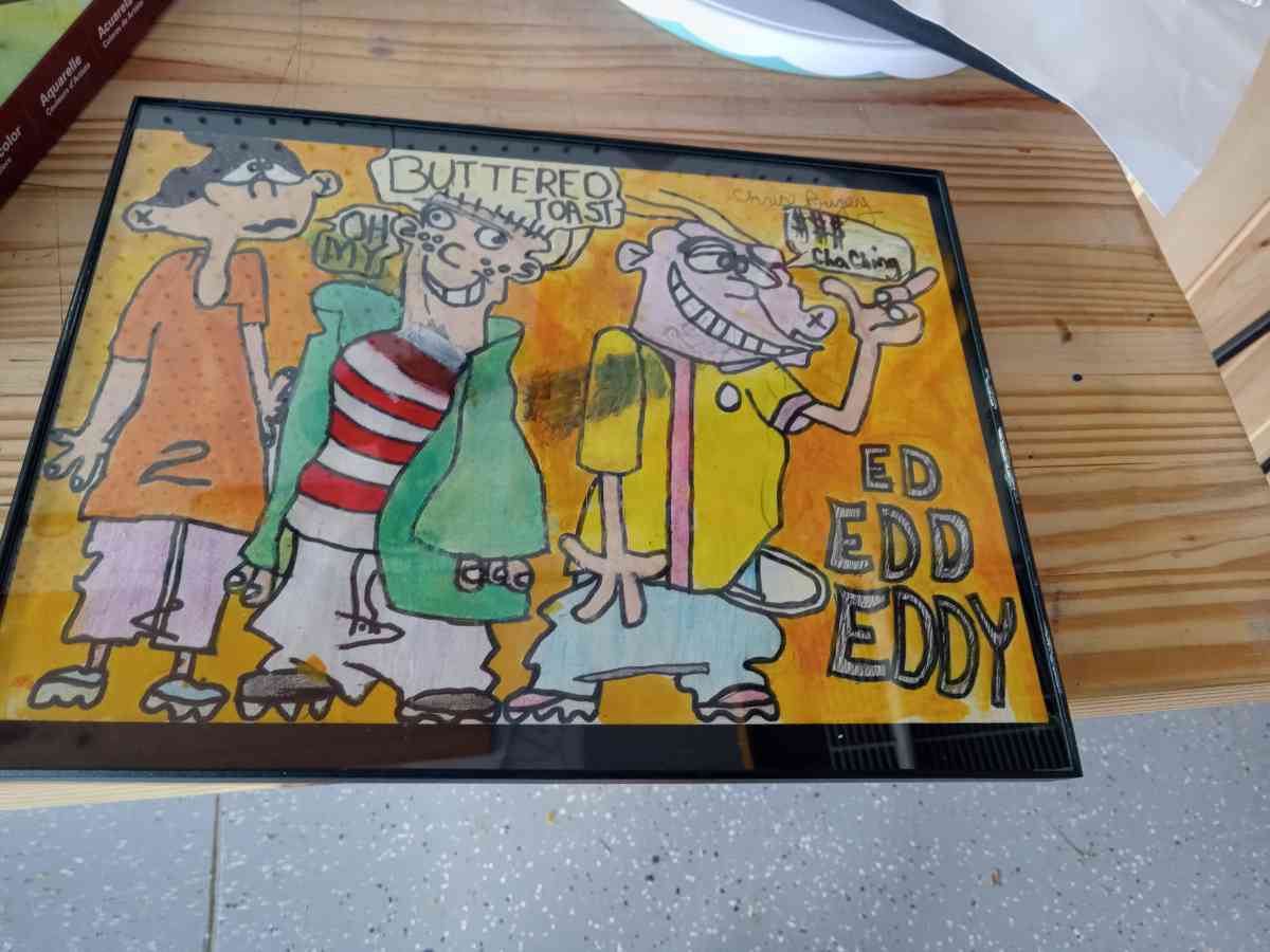 Ed Edd and Eddy drawing then painted in - Melbourne, Florida