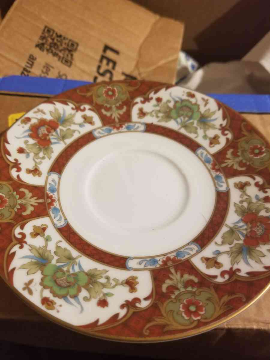 12 Sets Sango China Kyoto Footed Cup  Saucers  Japan - Brazoria, Texas - FleaMarketBay