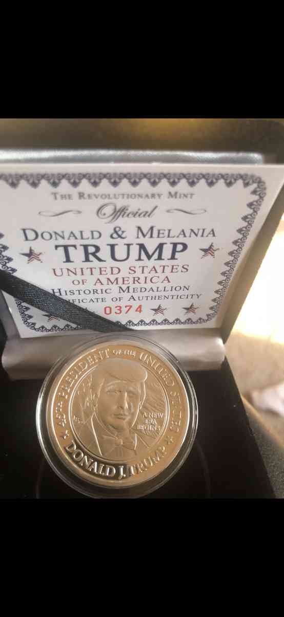 Trump Silver Coin - Dawson, Georgia