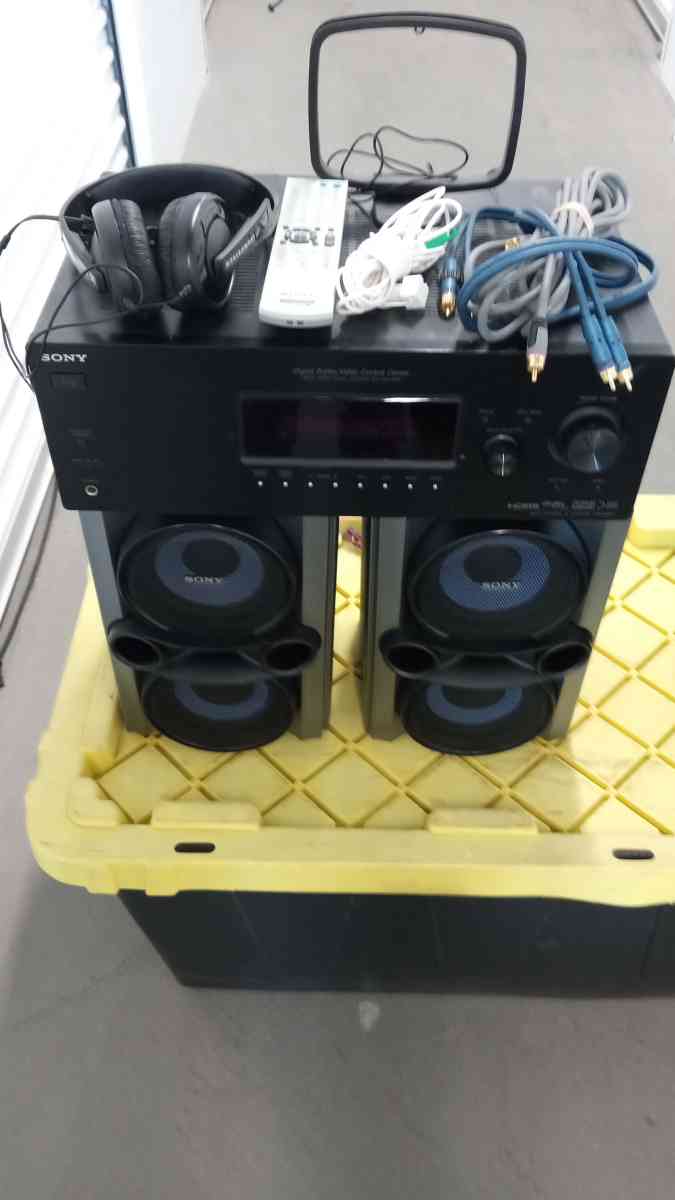the receiver Sony digital audio video control center CR antt - Belmont, California - FleaMarketBay