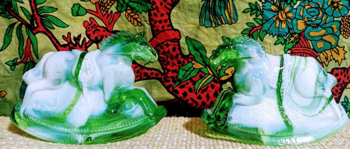 SALE Messer Rocky GLASS Horse - Akron, Ohio - FleaMarketBay