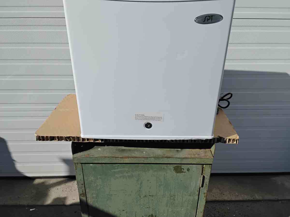 Small White SPT Upright Freezer Very Clean Display Model New