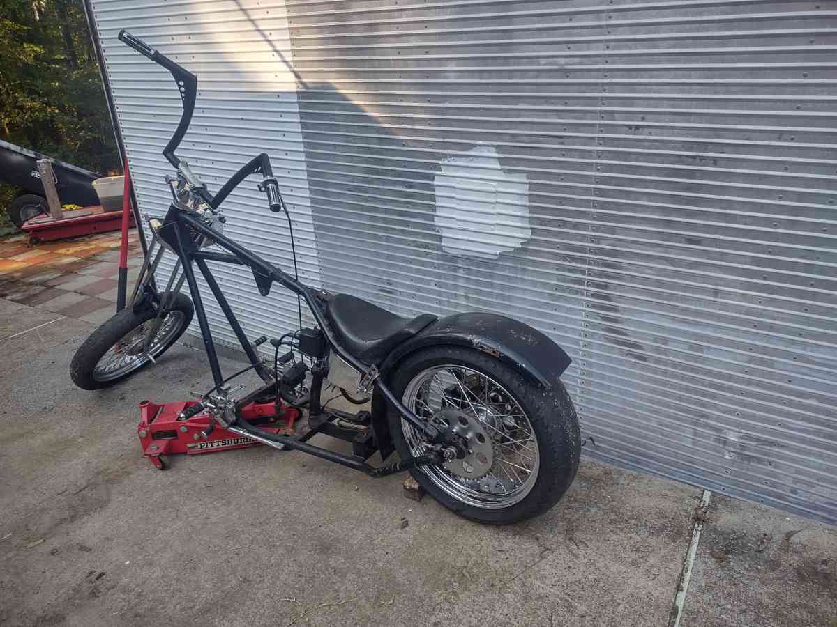 1976 Harley hardtail 4speed chopper rolling chassis - Adamsville, Alabama - FleaMarketBay