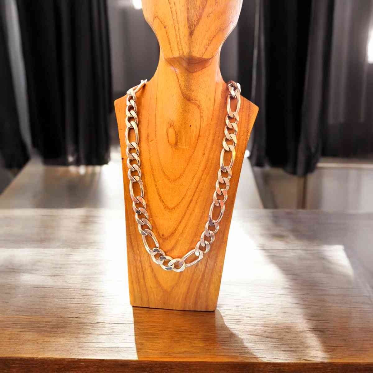 Solid Sterling silver Figarope Chain 290 grams - Honolulu, Hawaii - FleaMarketBay