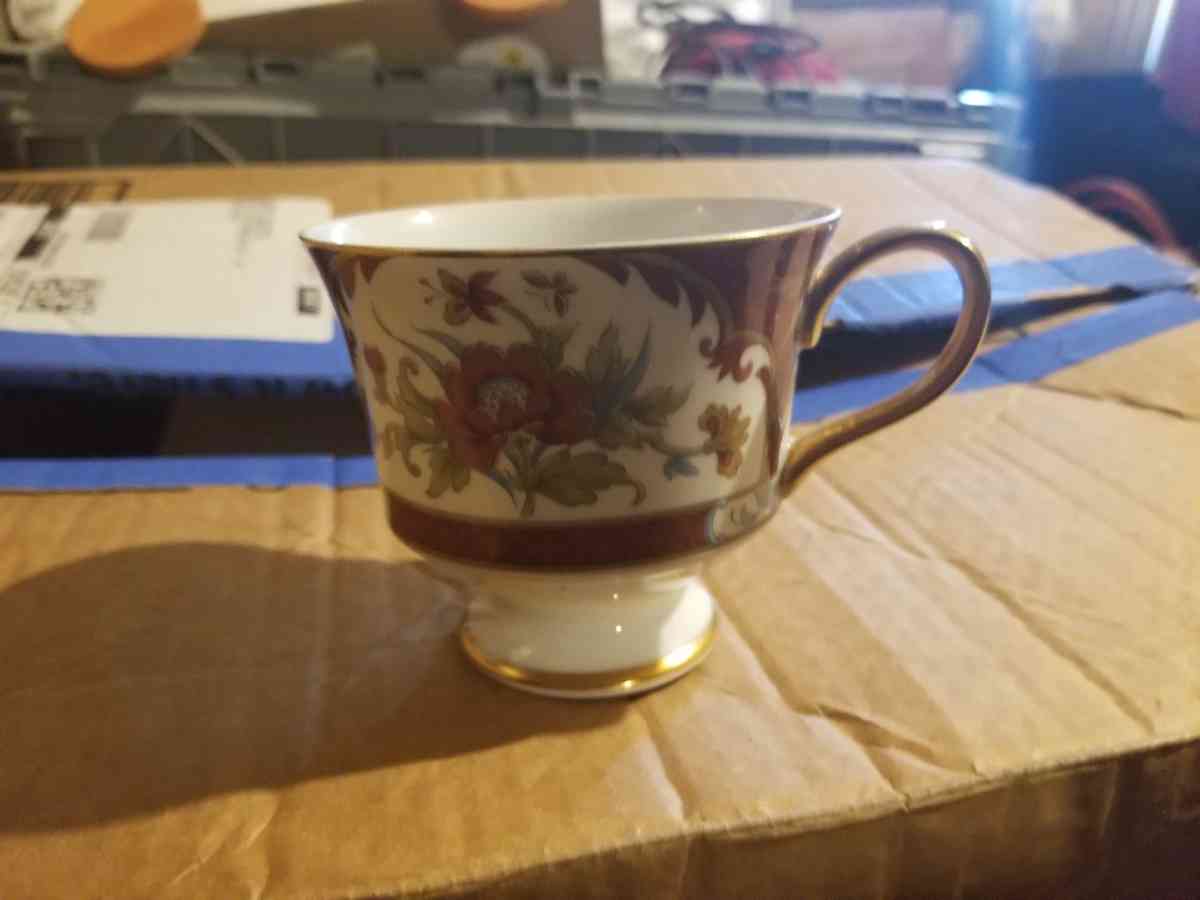 12 Sets Sango China Kyoto Footed Cup  Saucers  Japan - Brazoria, Texas - FleaMarketBay