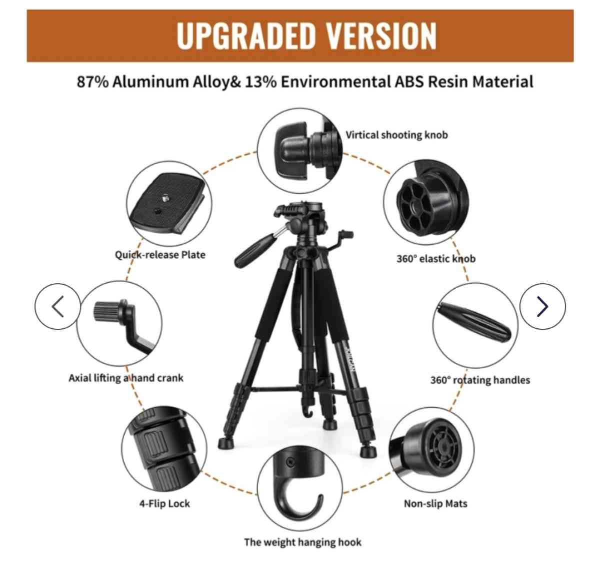 JOILCAN 75 Camera Tripod Tripod for Camera Stand - Athens, Alabama - FleaMarketBay