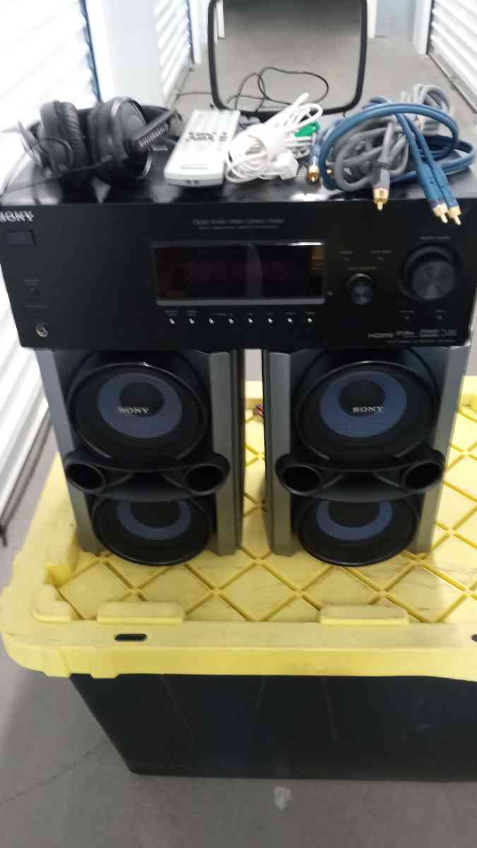 the receiver Sony digital audio video control center CR antt - Belmont, California - FleaMarketBay