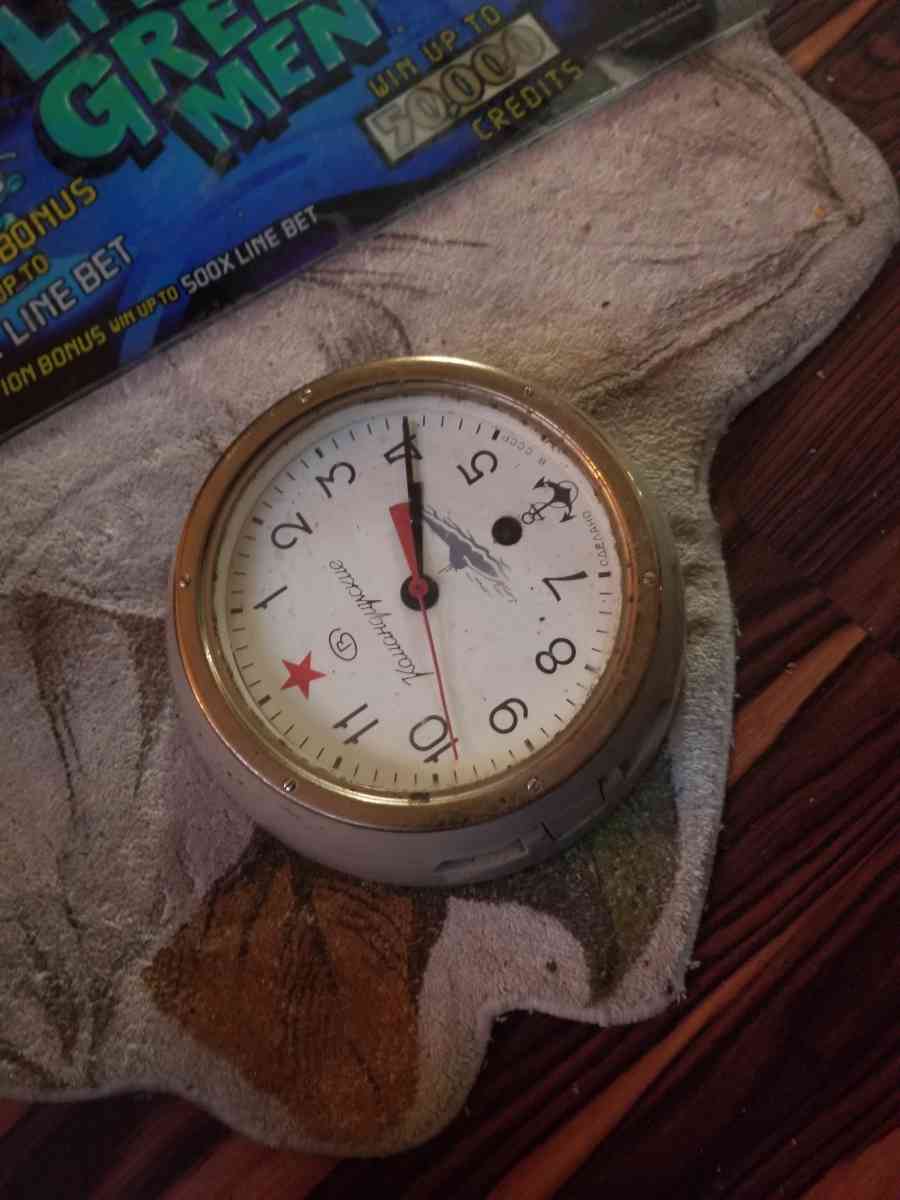 Soviet Russian Sub Clock  Cold War - Brazoria, Texas - FleaMarketBay
