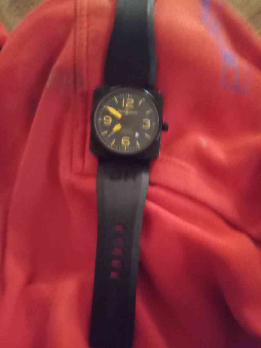 bell and Ross mens aviator watch - Hot Springs National Park, Arkansas - FleaMarketBay