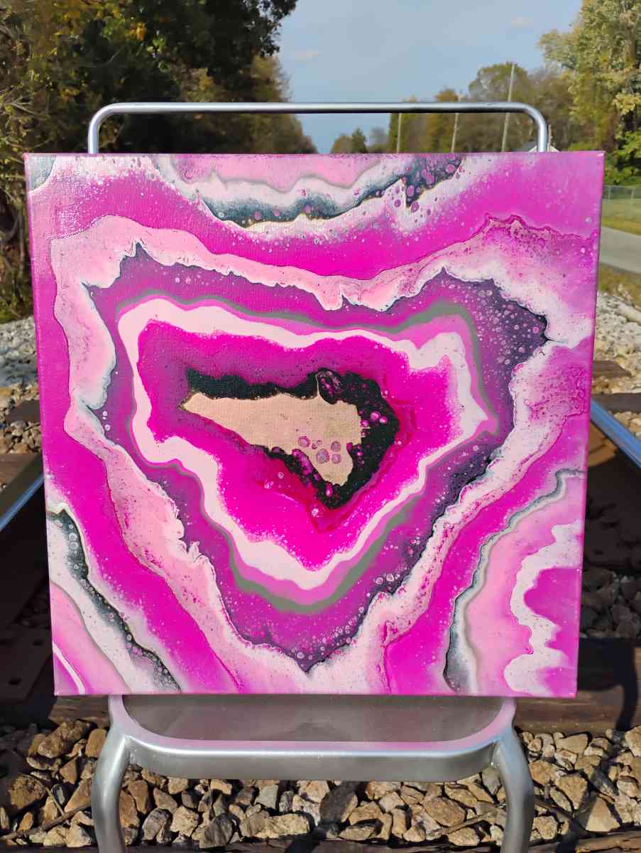 20in x 20in Acrylic Painting - Christiana, Tennessee - FleaMarketBay