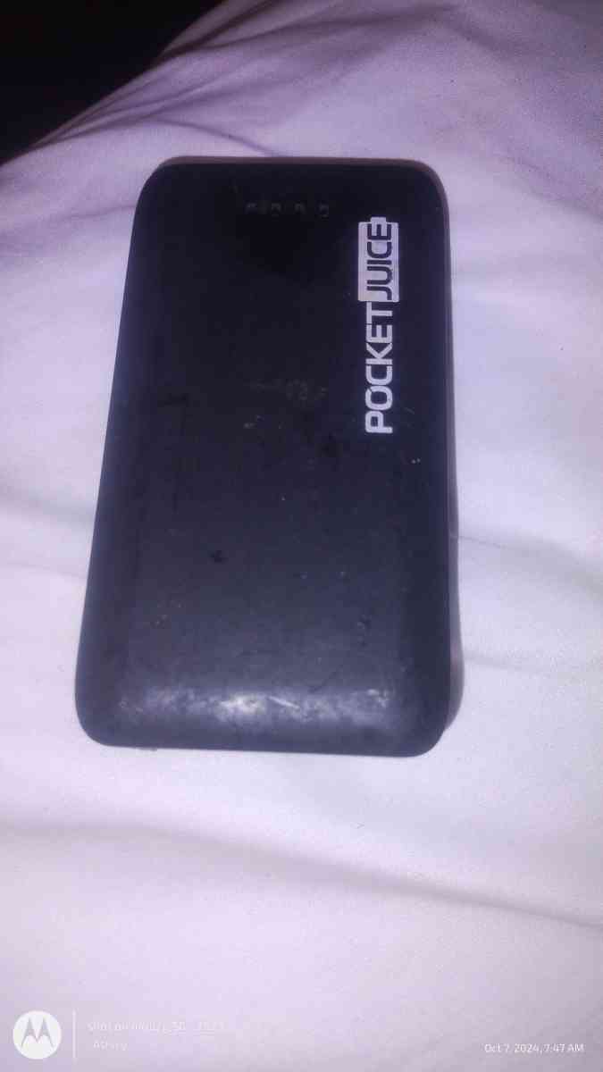 pocket Juice portable battery pack - Springfield, Missouri - FleaMarketBay