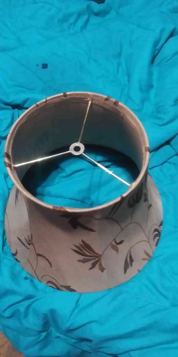 Brown Antique Lamp Shade new - Marlin, Texas - FleaMarketBay