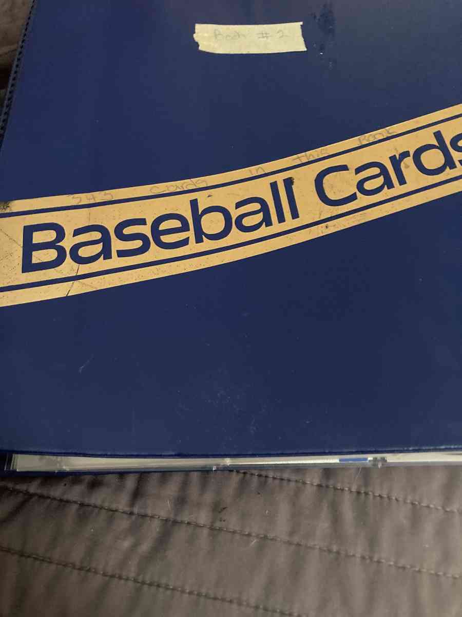 binder of baseball cards - Saint Clairsville, Ohio