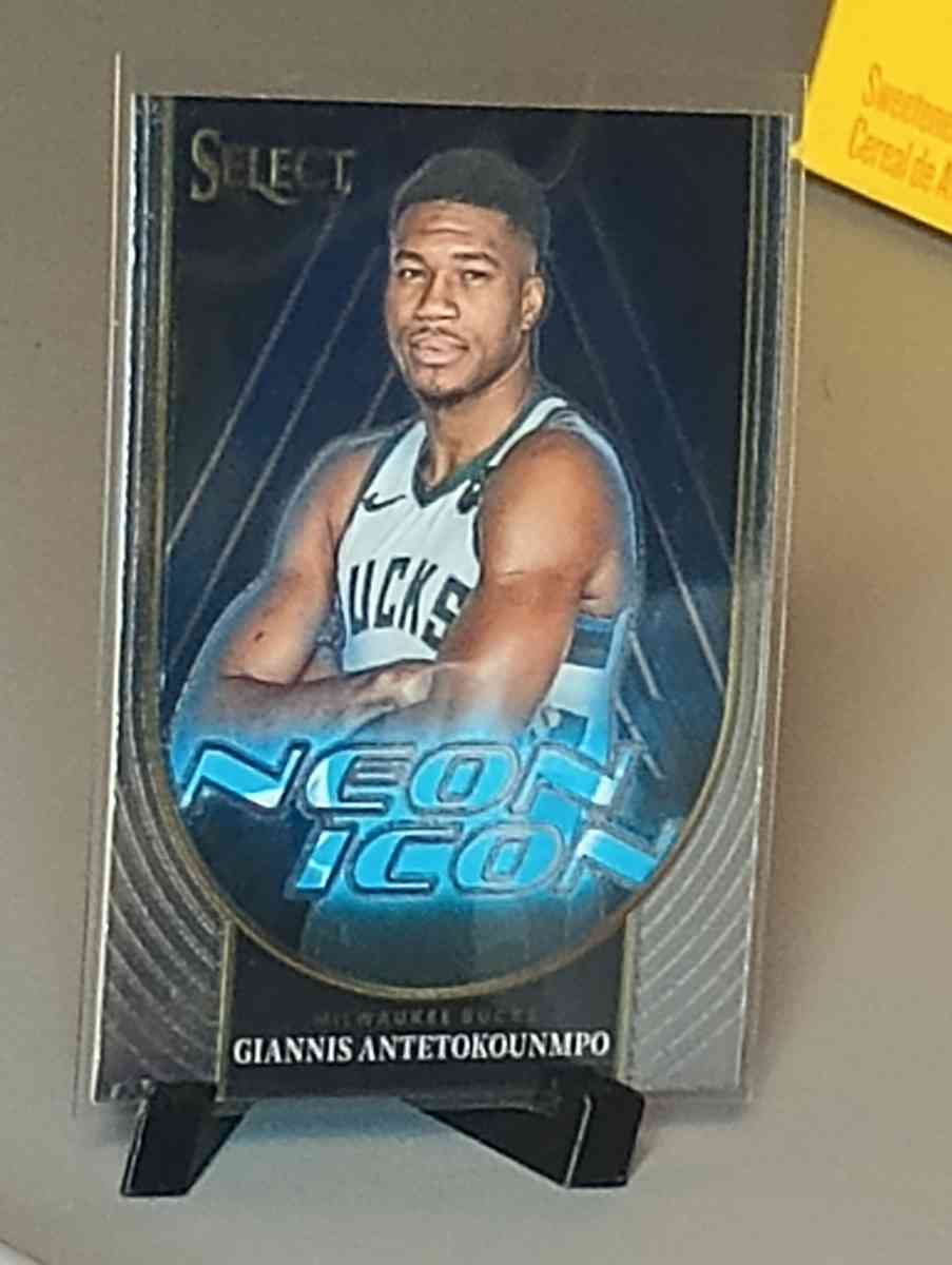 2324 select neon icon Giannis Antetokounmpo 1 - Chatham, Illinois - FleaMarketBay