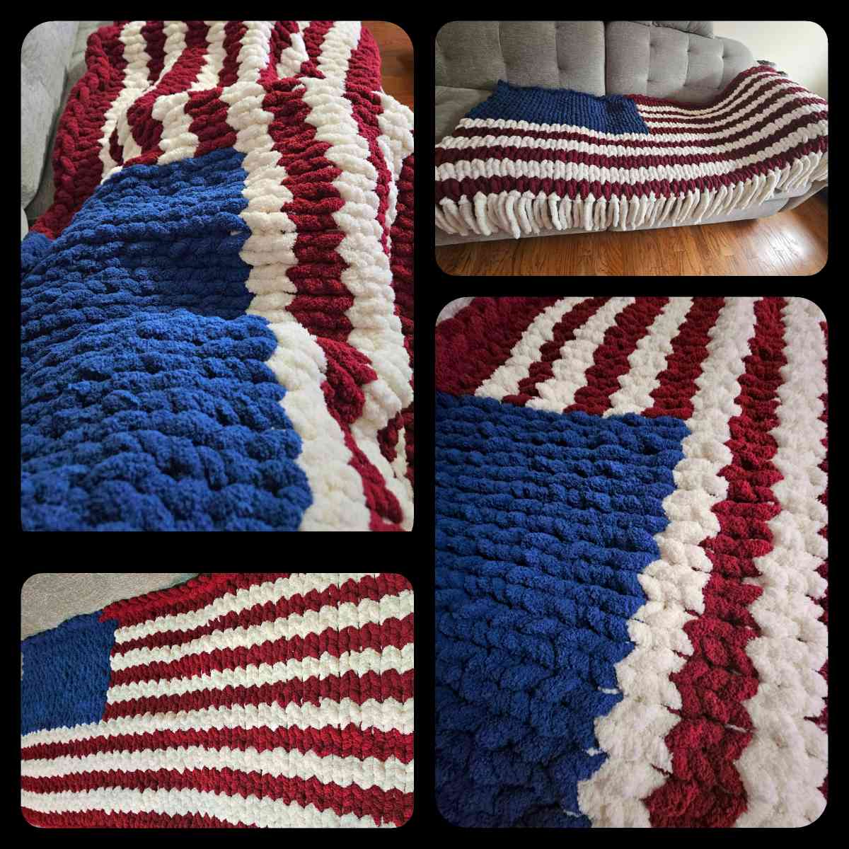 American Flag Blanket - Durham, North Carolina - FleaMarketBay
