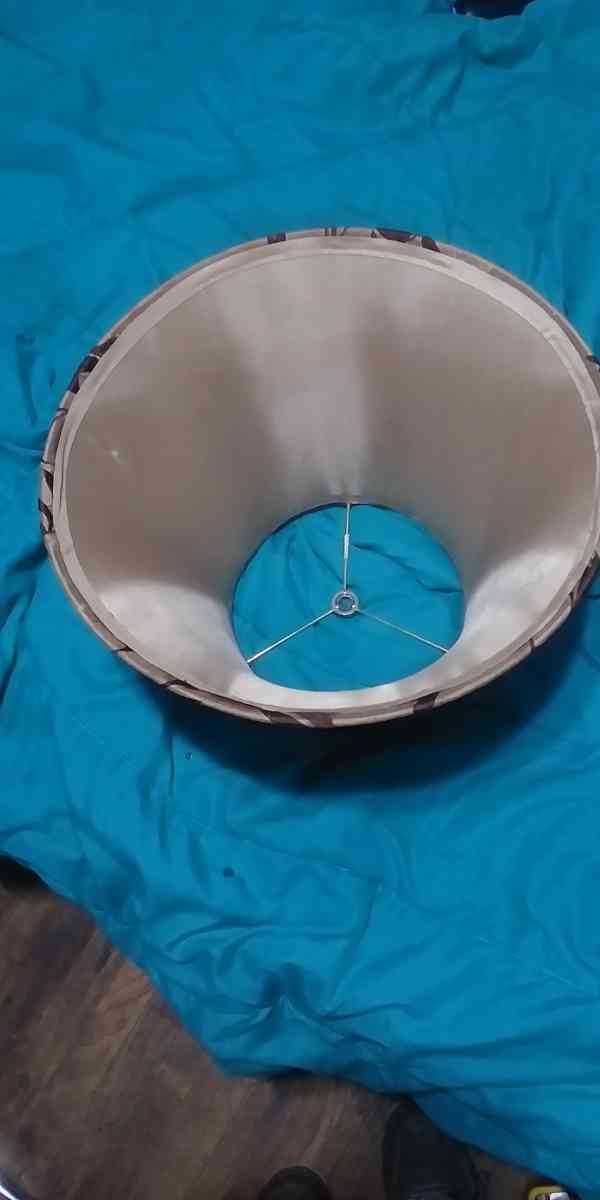 Brown Antique Lamp Shade new - Marlin, Texas