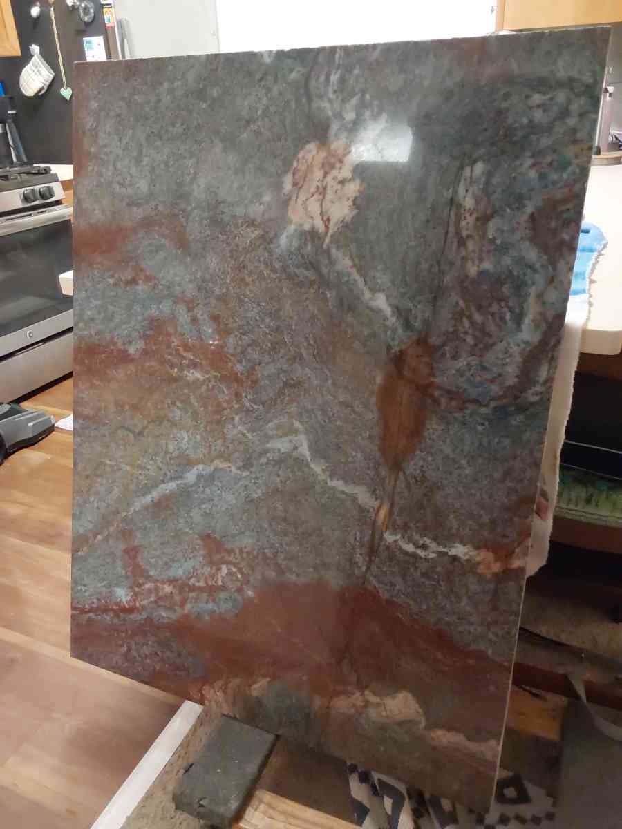 3ftX4ft blue louise van gogh granite slab - Santa Maria, California