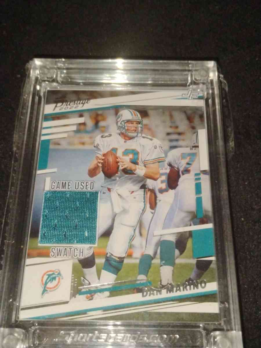 Dam Marino Game Worn Swatch Card - Edison, New Jersey