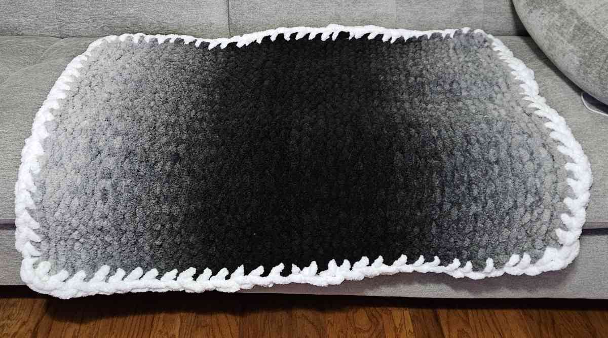 Black Ombre Throw - Durham, North Carolina - FleaMarketBay