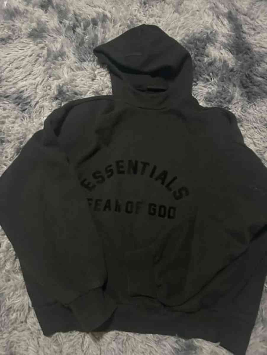 Black Essentials Hoodie text me before buying - Willingboro, New Jersey