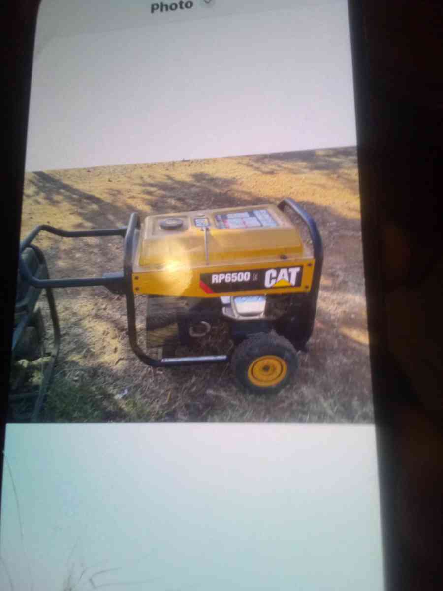 CAT RP6500 GAS POWERED PORTABLE GENERATOR  and homelite 4400 - Oroville, California - FleaMarketBay