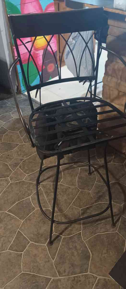iron bar high stools - House Springs, Missouri