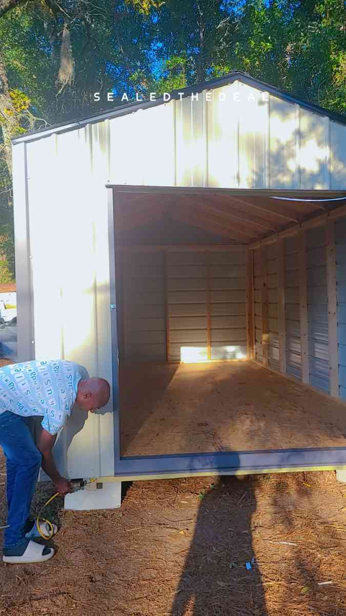 10x16 Metal Shed - Ocala, Florida - FleaMarketBay