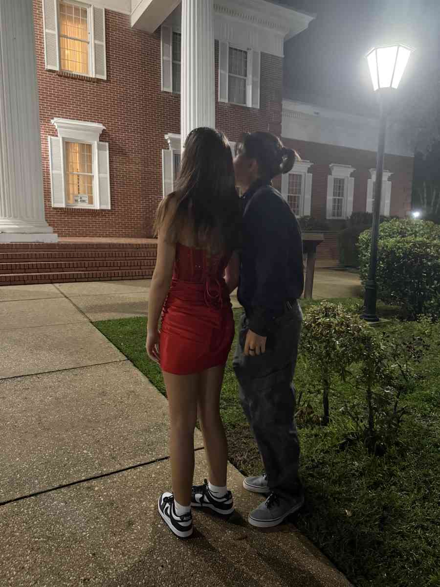 red hoco dress with gems - Crestview, Florida - FleaMarketBay