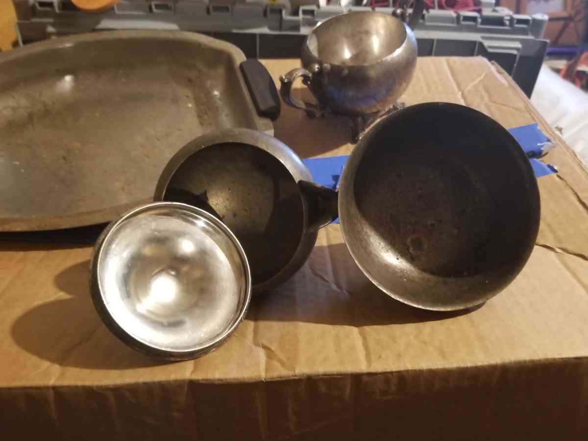 Silver plate tea set - Brazoria, Texas - FleaMarketBay