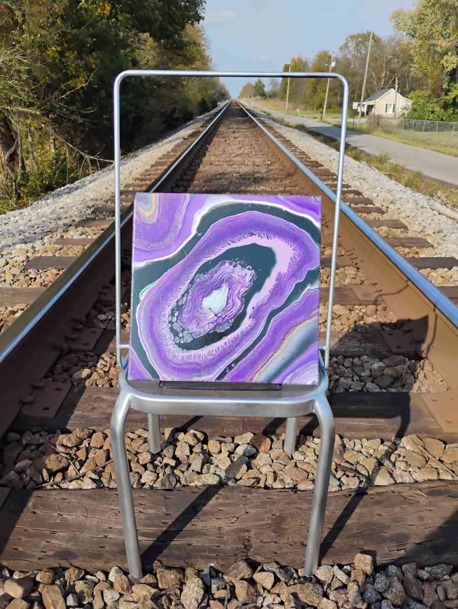 14in x 14in Acrylic Painting - Christiana, Tennessee - FleaMarketBay