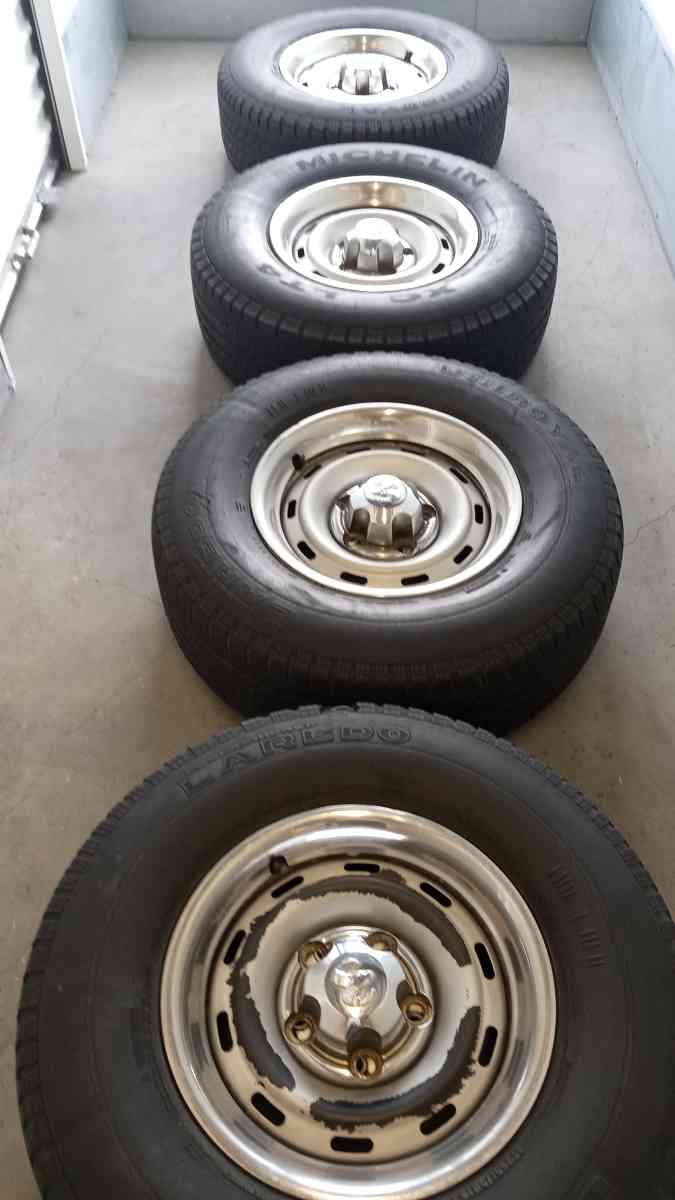 the set of 4 tires and wheels R 16 for DOdge ram 17 - Belmont, California - FleaMarketBay