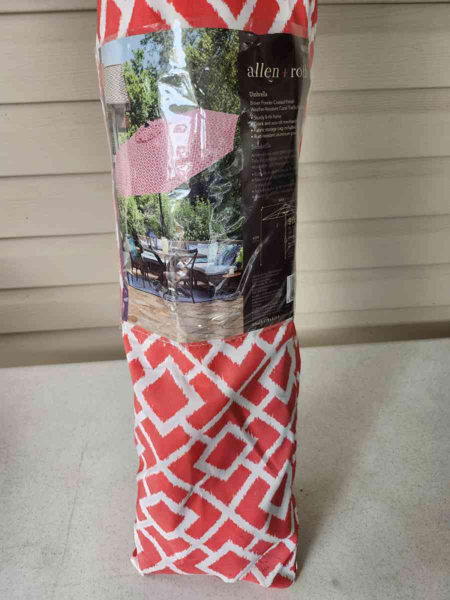 Allen Roth Outdoor Patio Table Umbrella