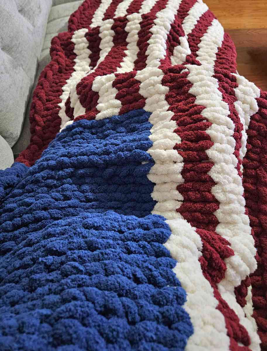 American Flag Blanket - Durham, North Carolina - FleaMarketBay
