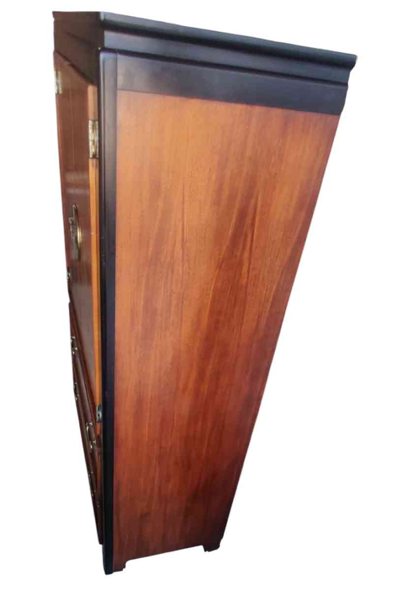 Chinoiserie Armoire Dresser by Stanley Vintage Asian Tallboy - Houston, Texas - FleaMarketBay