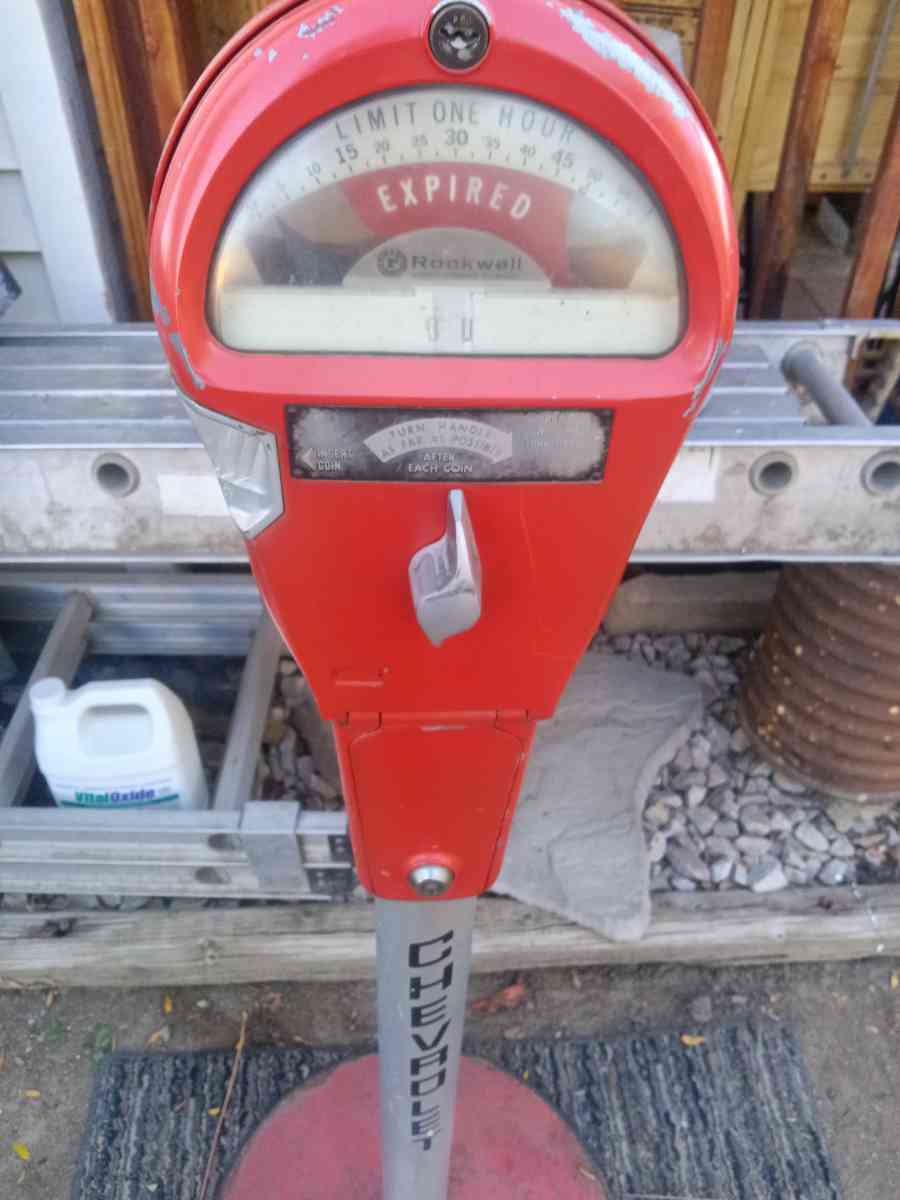 chevrolet vintage parking meter - Colorado Springs, Colorado - FleaMarketBay