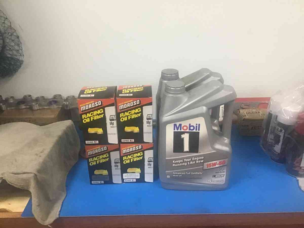 4 moroso filters and 10 qts mobil 1 full synthetic oil - Benton, Kentucky - FleaMarketBay
