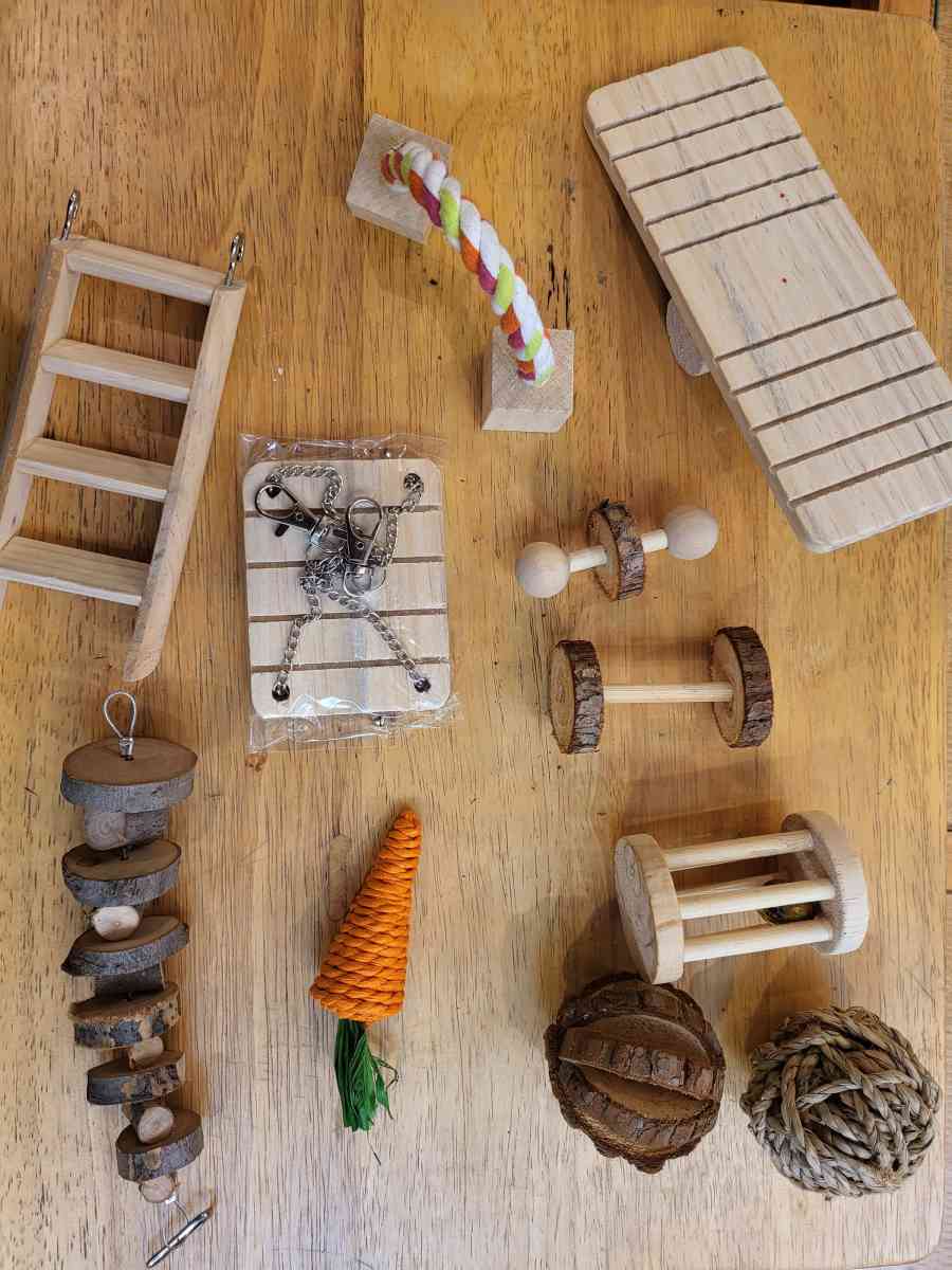 Hamster and chinchilla toys - Angels Camp, California