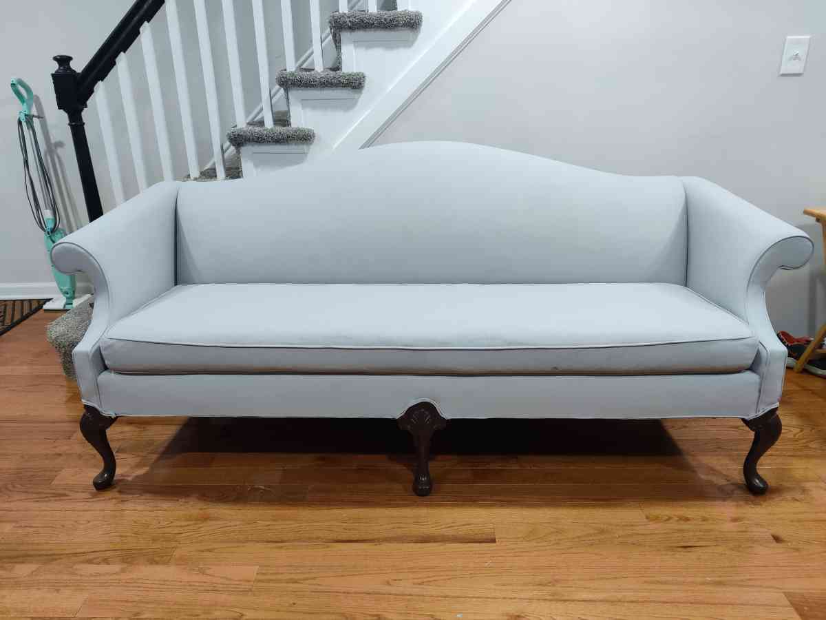 Ash Gray and Blue Couch Set - Baltimore, Maryland - FleaMarketBay