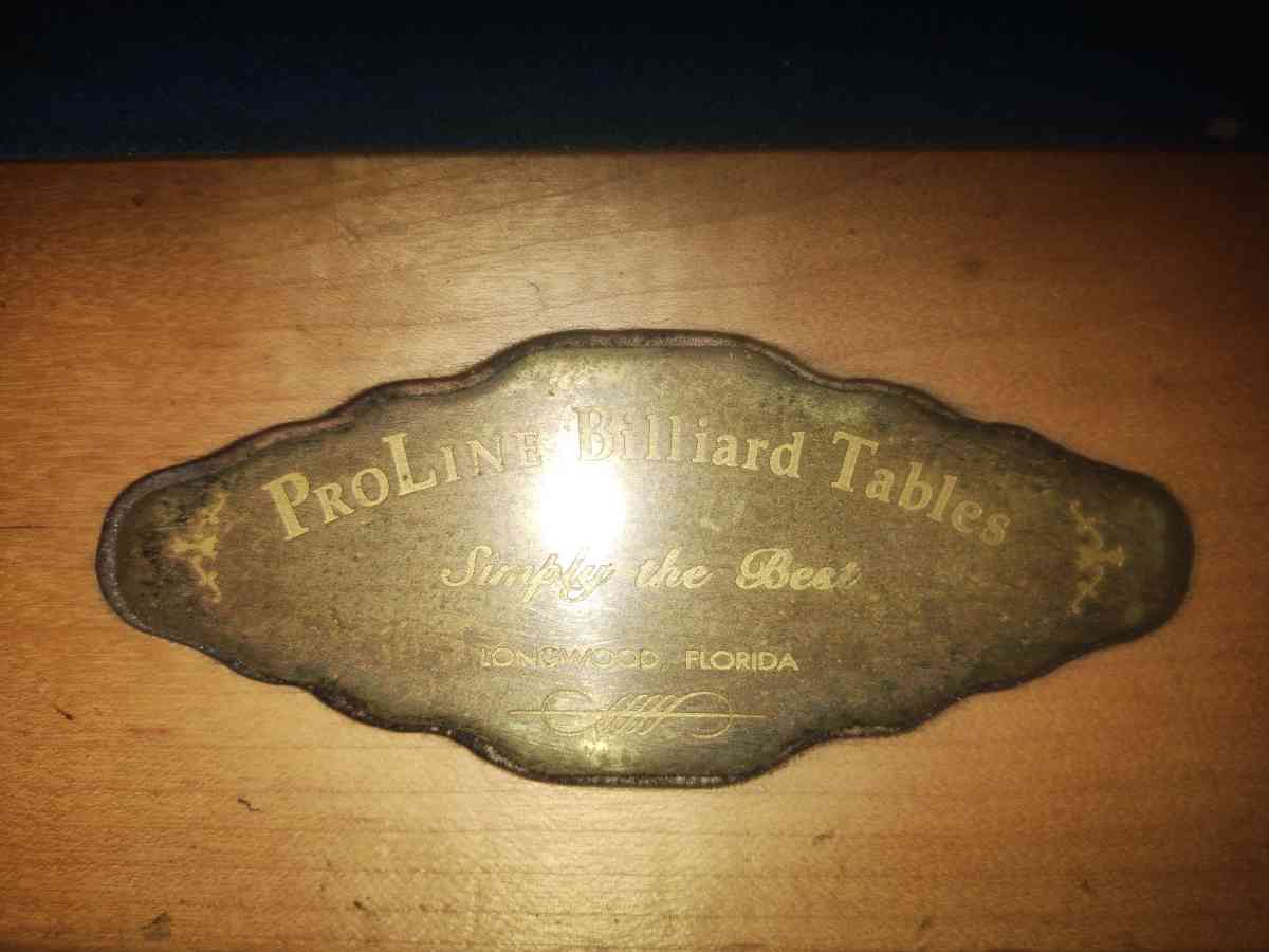 ProLine Billiard Tables - Astor, Florida - FleaMarketBay