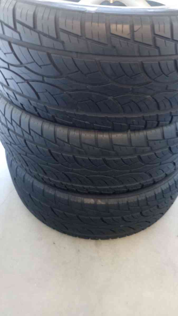 set of 4 tires and wheels R22 - Belmont, California - FleaMarketBay