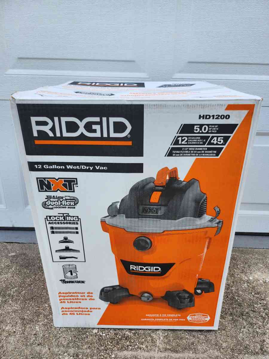 Ridgid 12 Gallon NXT Wet Dry Vac