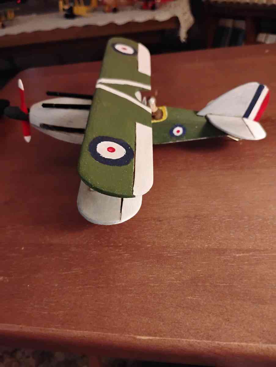vintage world war 1 handmade model biplane - Exeter, Missouri - FleaMarketBay