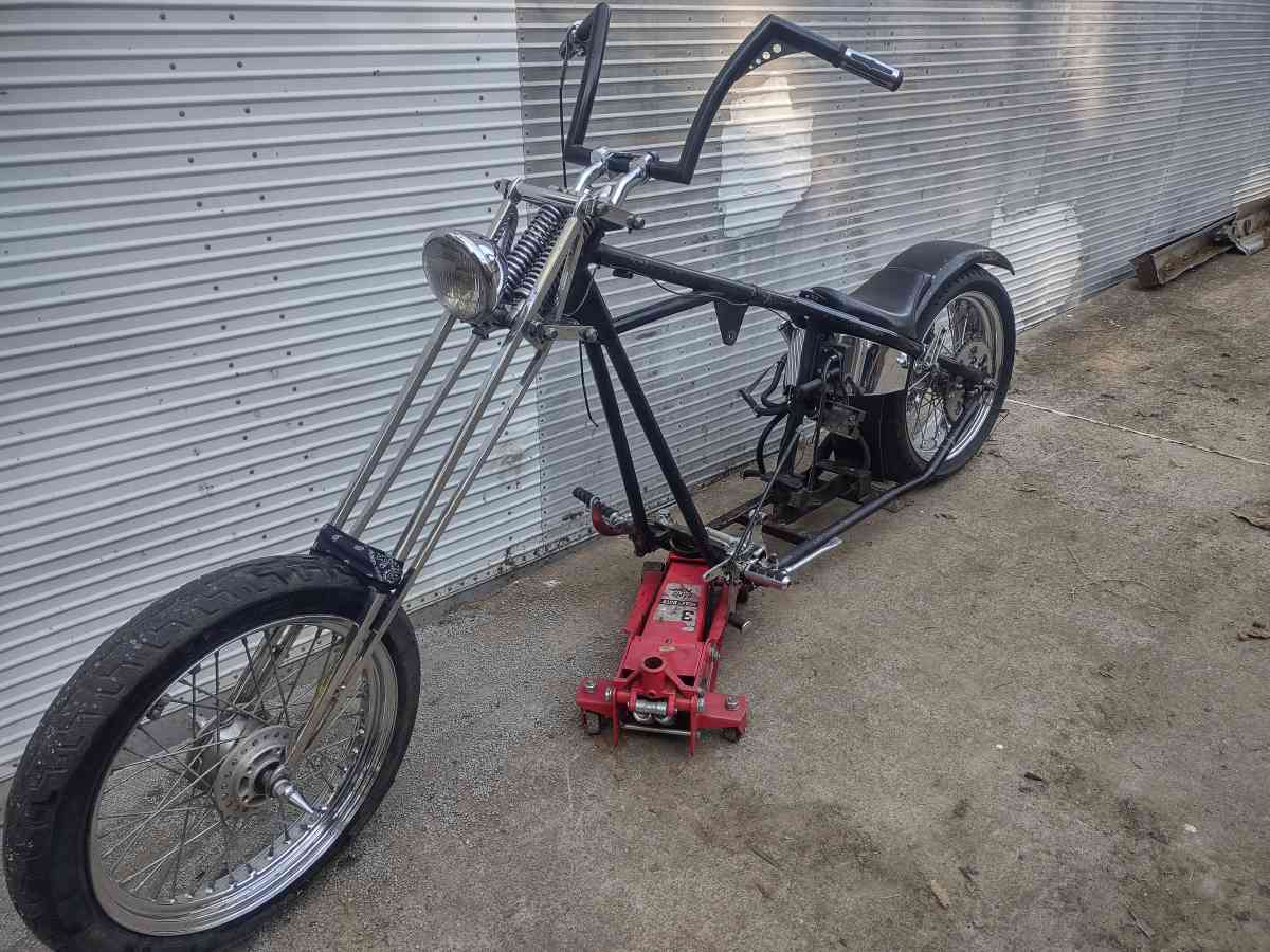 1976 Harley hardtail 4speed chopper rolling chassis - Adamsville, Alabama