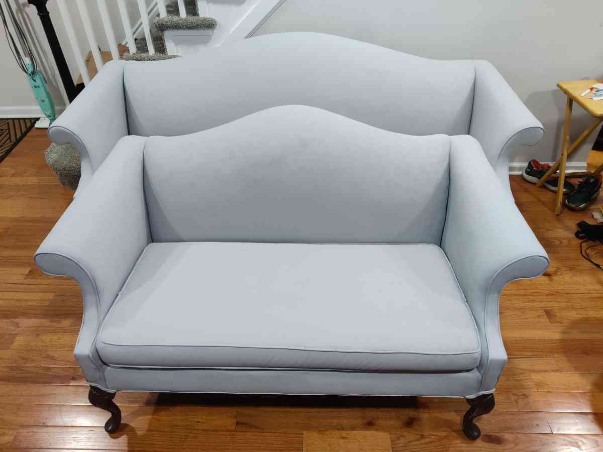 Ash Gray and Blue Couch Set - Baltimore, Maryland